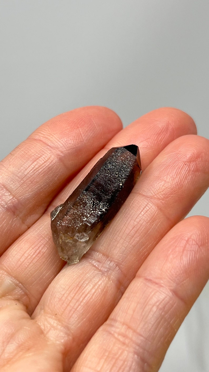 Prismatic Smoky Quartz Point, 5g Malawi