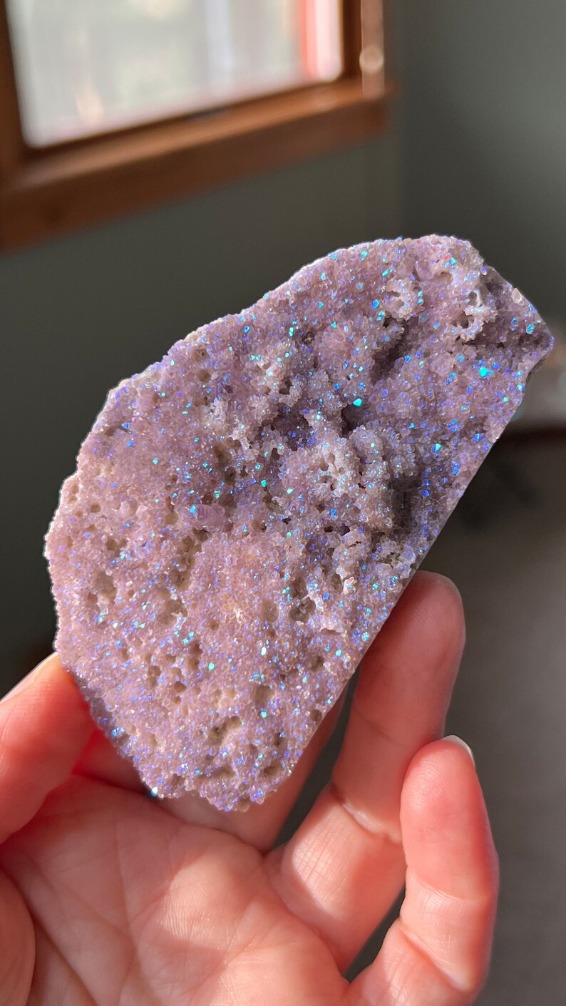 Angel Aura Alacam Amethyst Geode