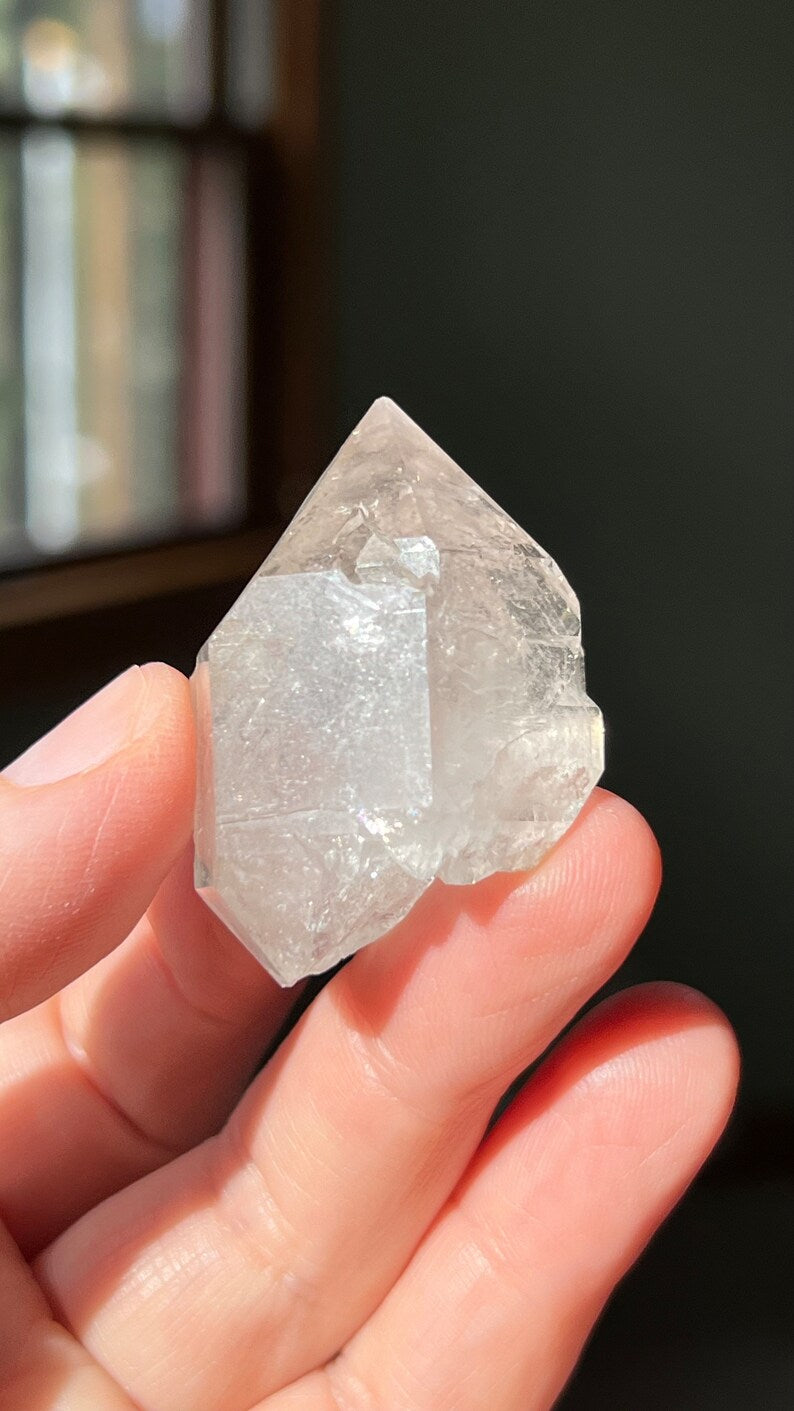 Smoky Elestial Quartz Crystal, 29g Brazil