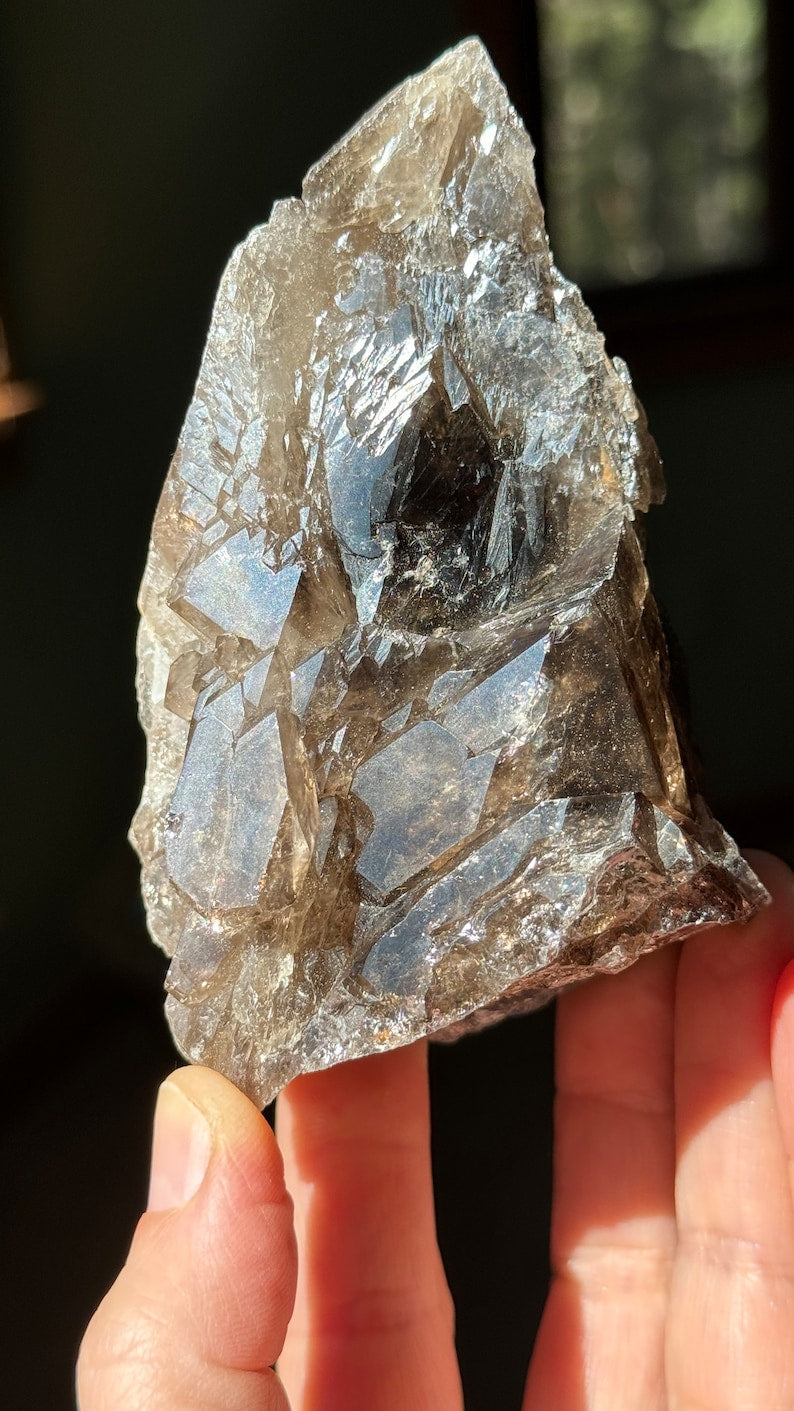 Smoky Elestial Quartz Crystal, Brazil