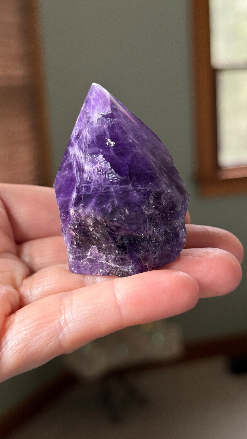 Amethyst Generator, 86g Brazil, Violet Flame