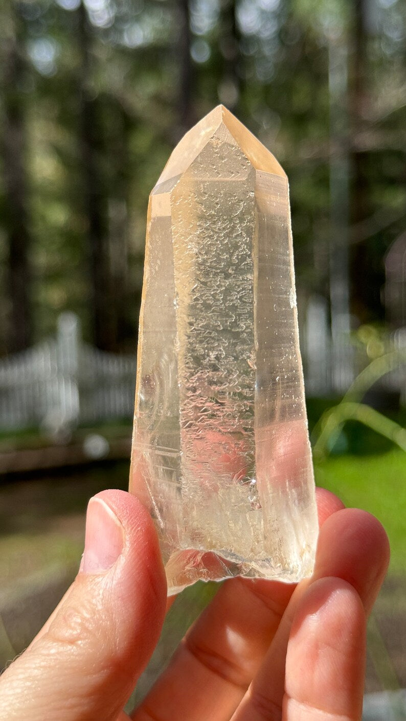 Golden Healer Lemurian Quartz 136g, Brazil