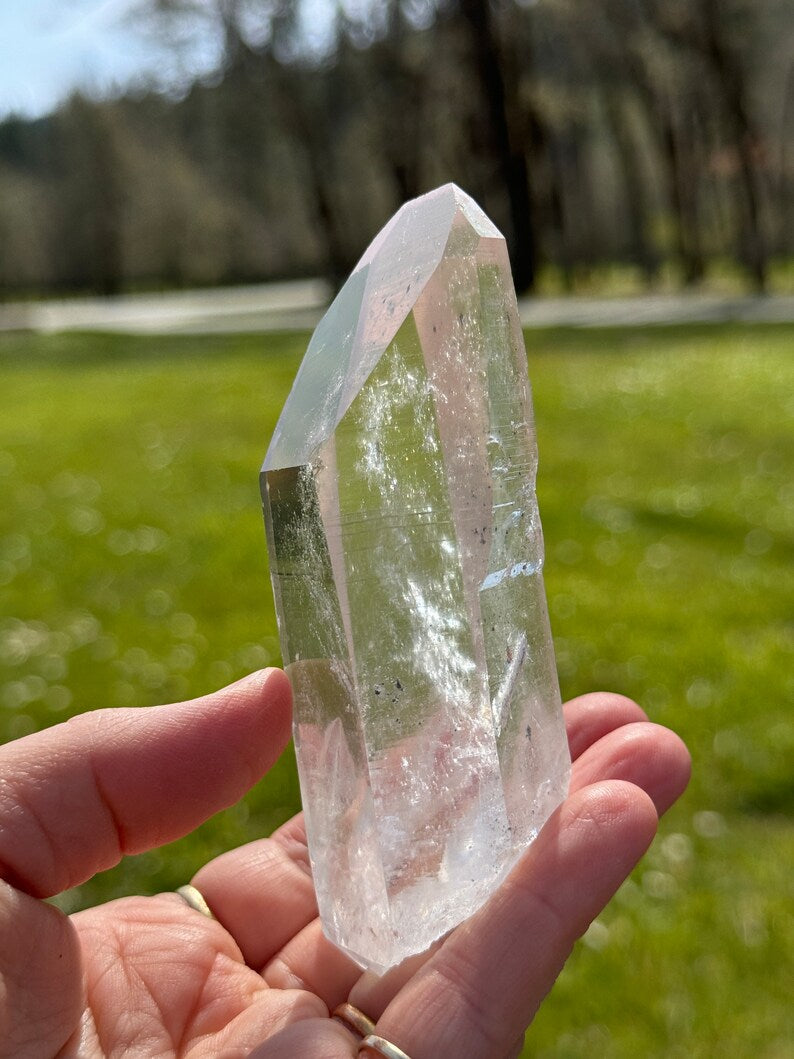 Prismatic Lemurian Quartz, 203g, Arkansas, USA