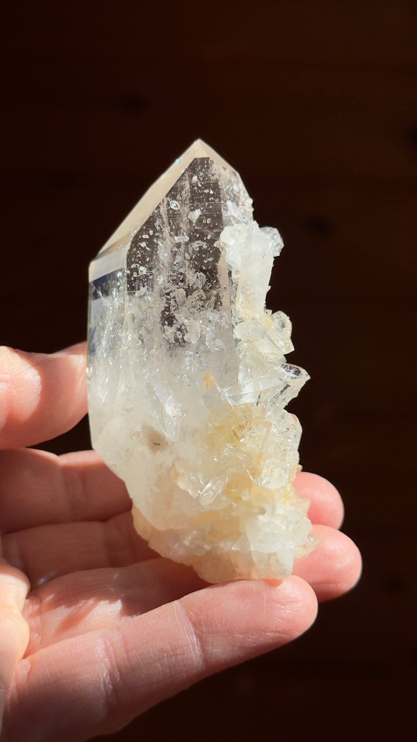 Prismatic Quartz with micro crystals, 122g Colombia