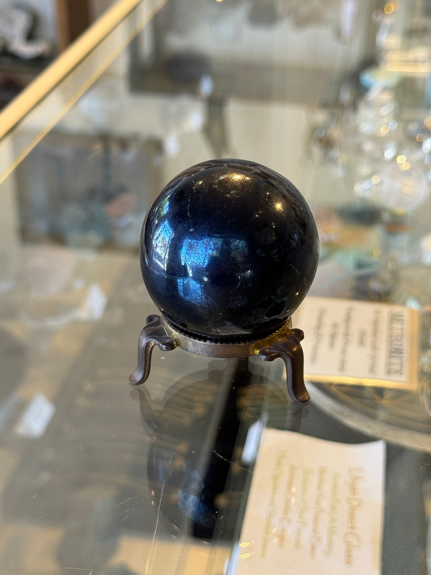 Rare Covellite Sphere, Peru