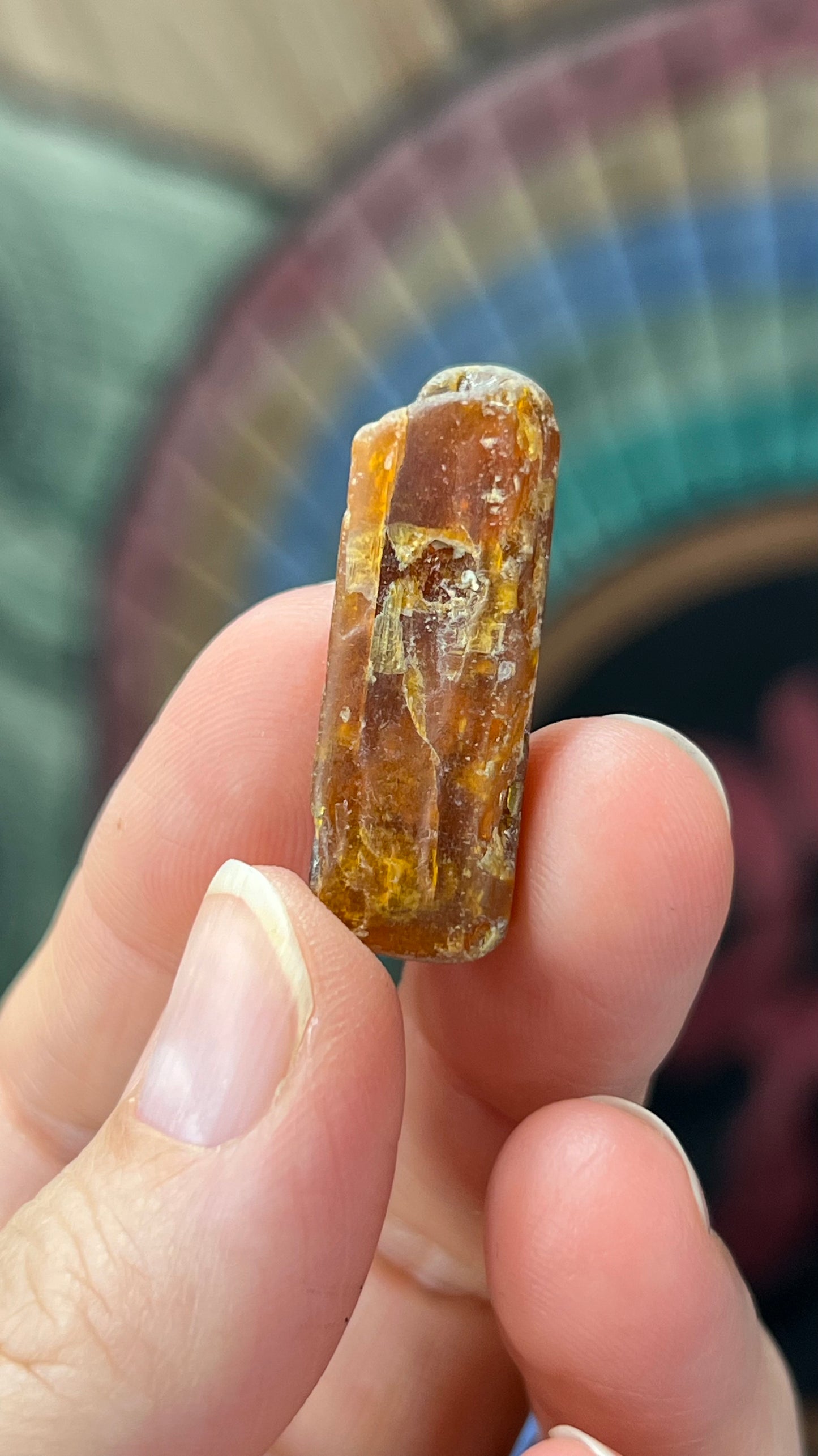 Orange Kyanite Gem, Tanzania