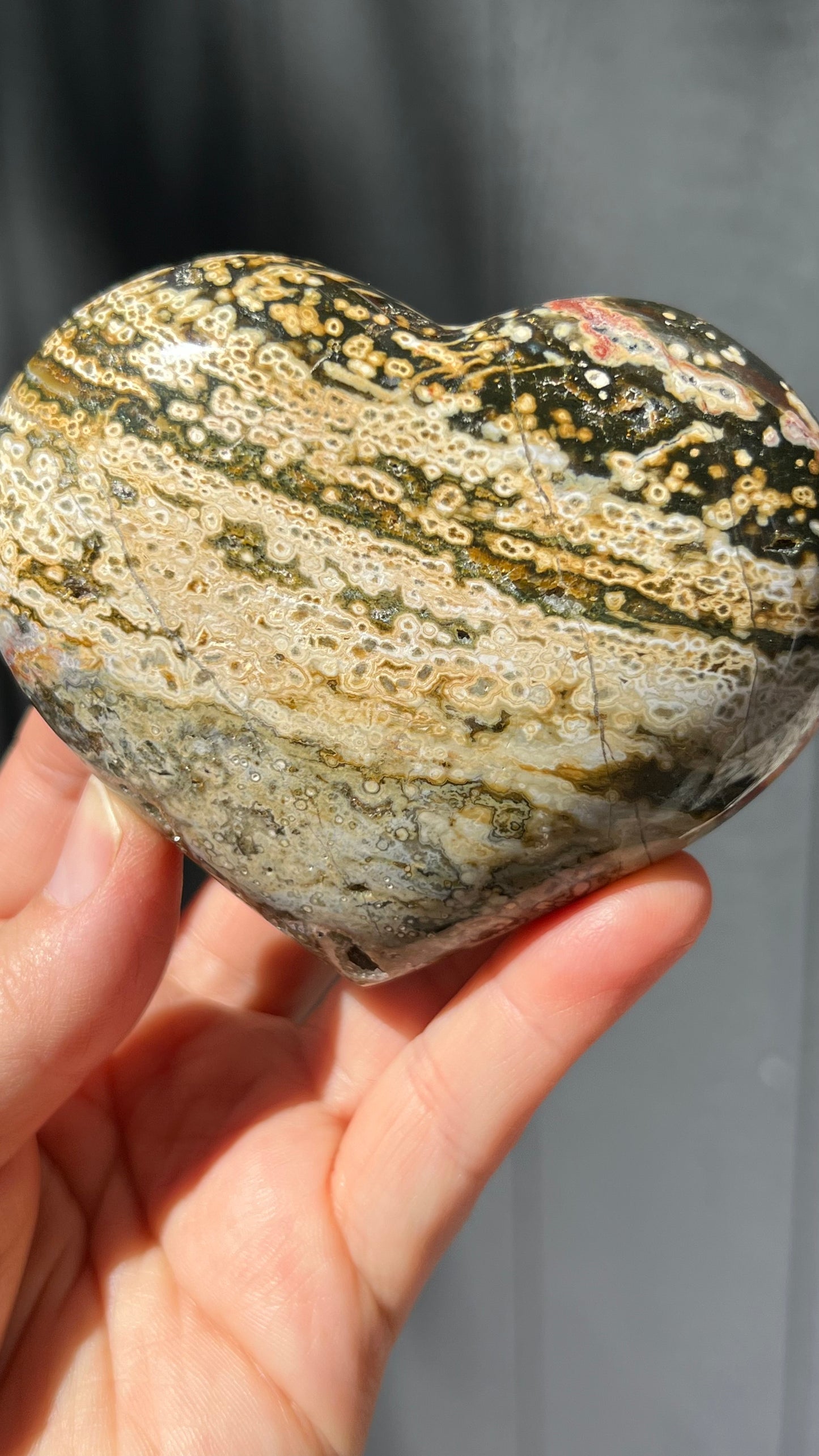 Ocean Jasper Heart