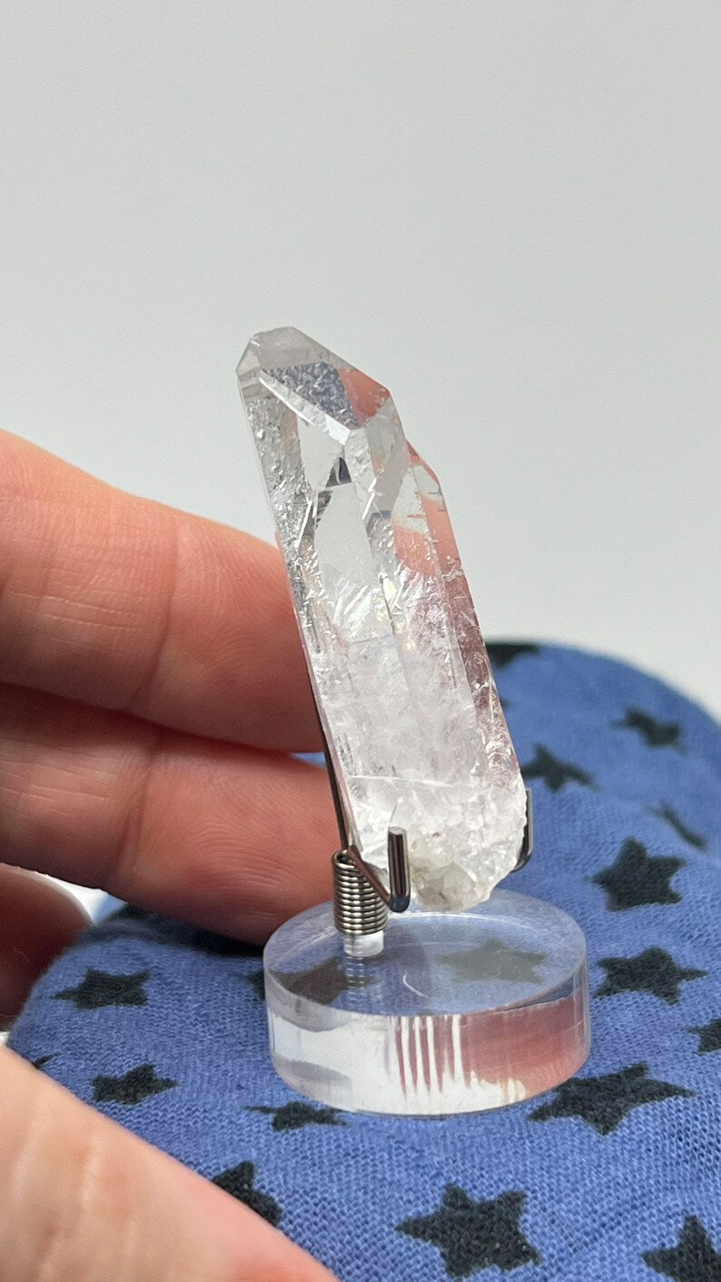 Prismatic Small Lemurian Twin Quartz, Arkansas, USA