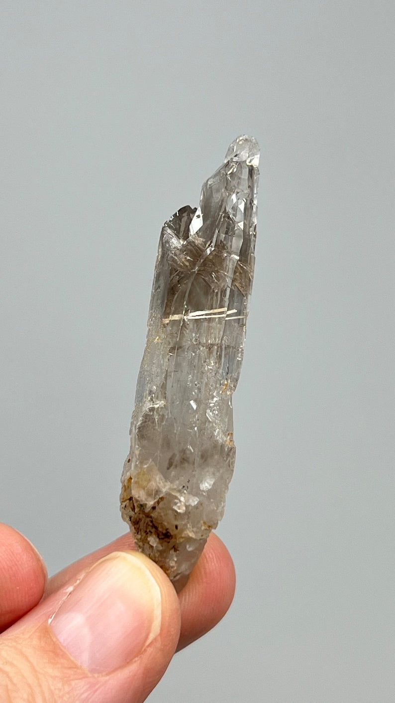 Elestial Lightbrary Smoky Quartz Lemurian, 13.5g Malawi