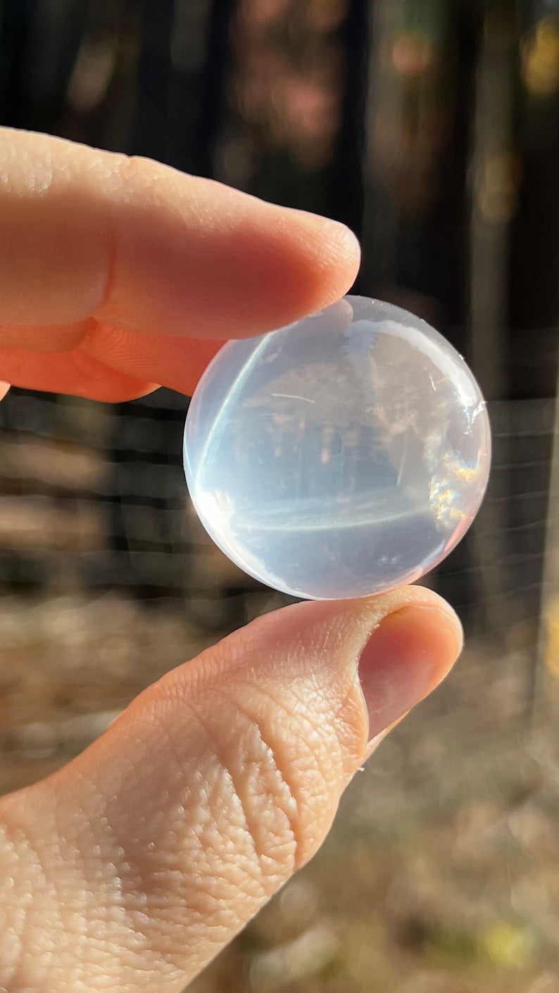 Gemmy Star Rose Quartz Sphere, 34g Brazil