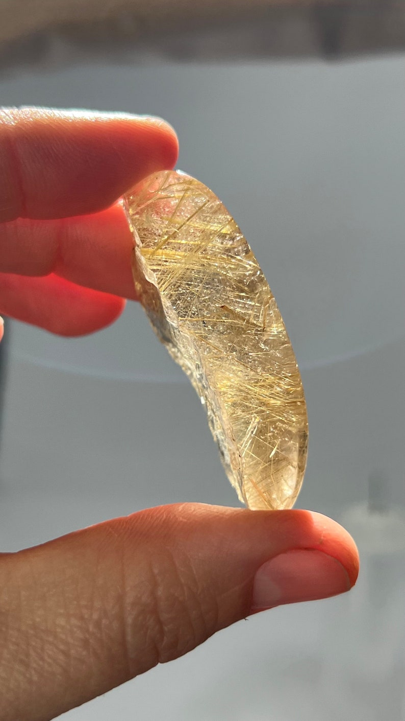 Gold Rutile in Quartz, 27g Brazil