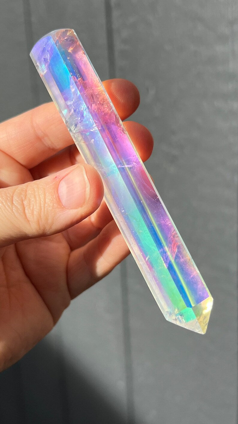 Angel Aura Quartz Wand