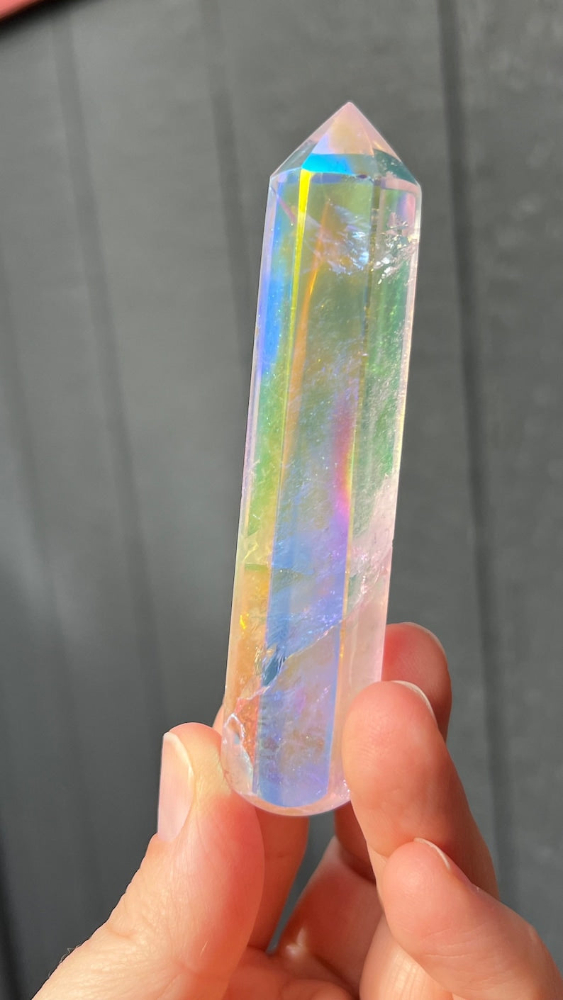 Angel Aura Quartz Wand