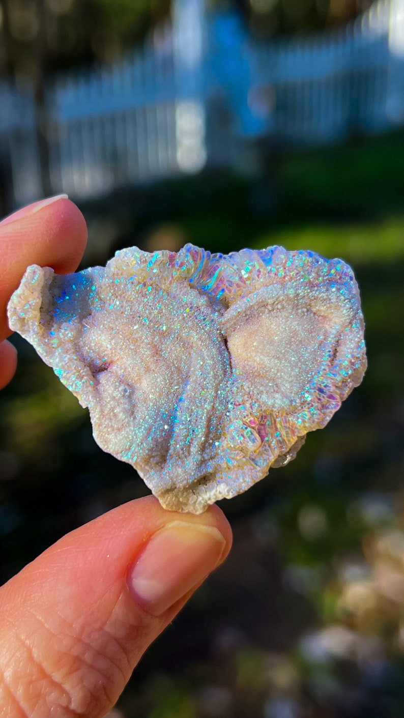 Angel Aura Galaxy Chalcedony