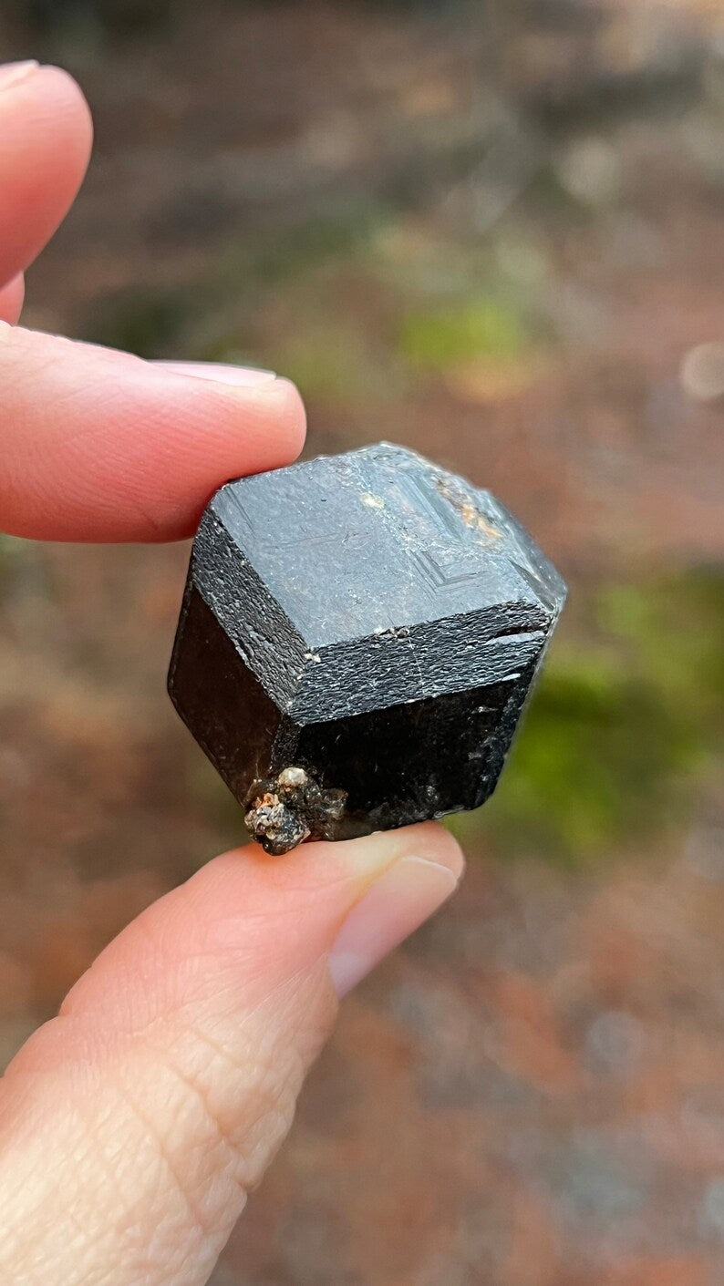 Andradite Garnet var. Melanite, Black Garnet, 39g Mali