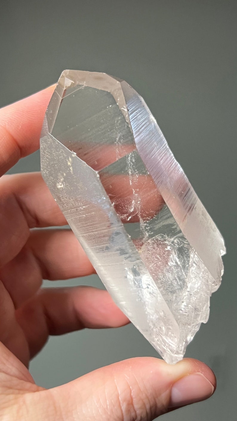 Clear Lemurian Recordkeeper Quartz, Brazil