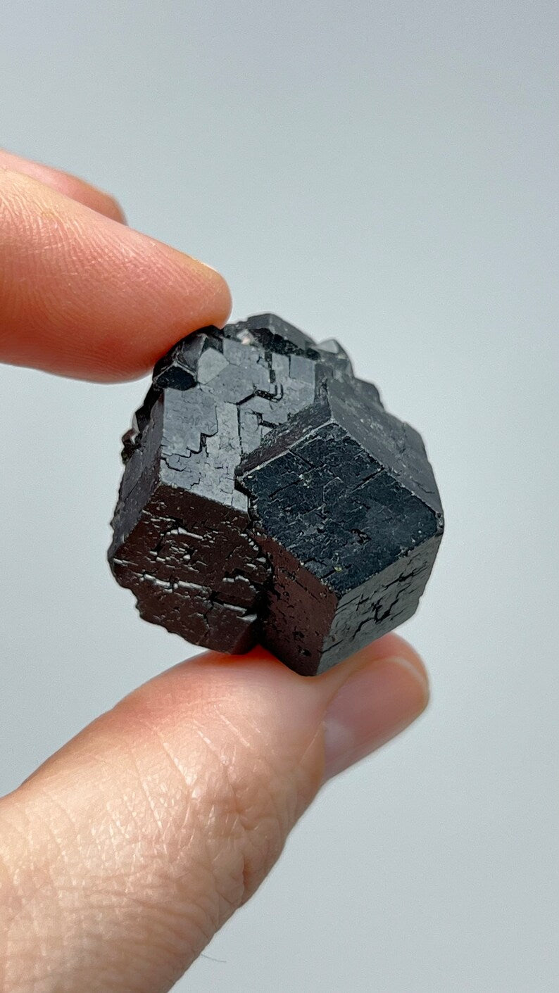 Andradite Garnet var. Melanite, Black Garnet, 28g Mali