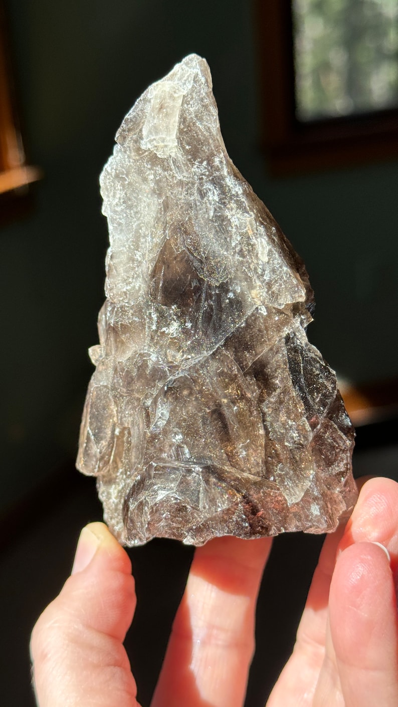 Smoky Elestial Quartz Crystal, Brazil