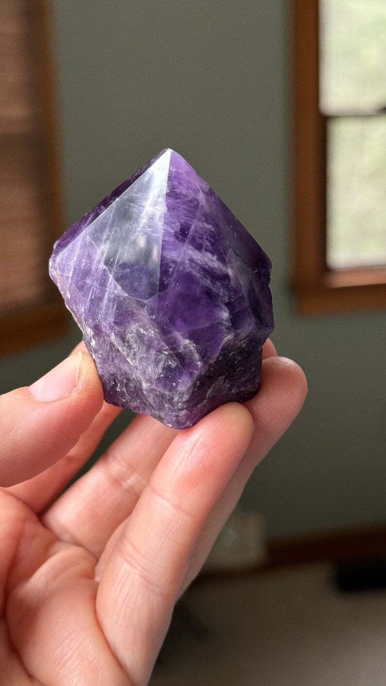 Amethyst Generator, 86g Brazil, Violet Flame