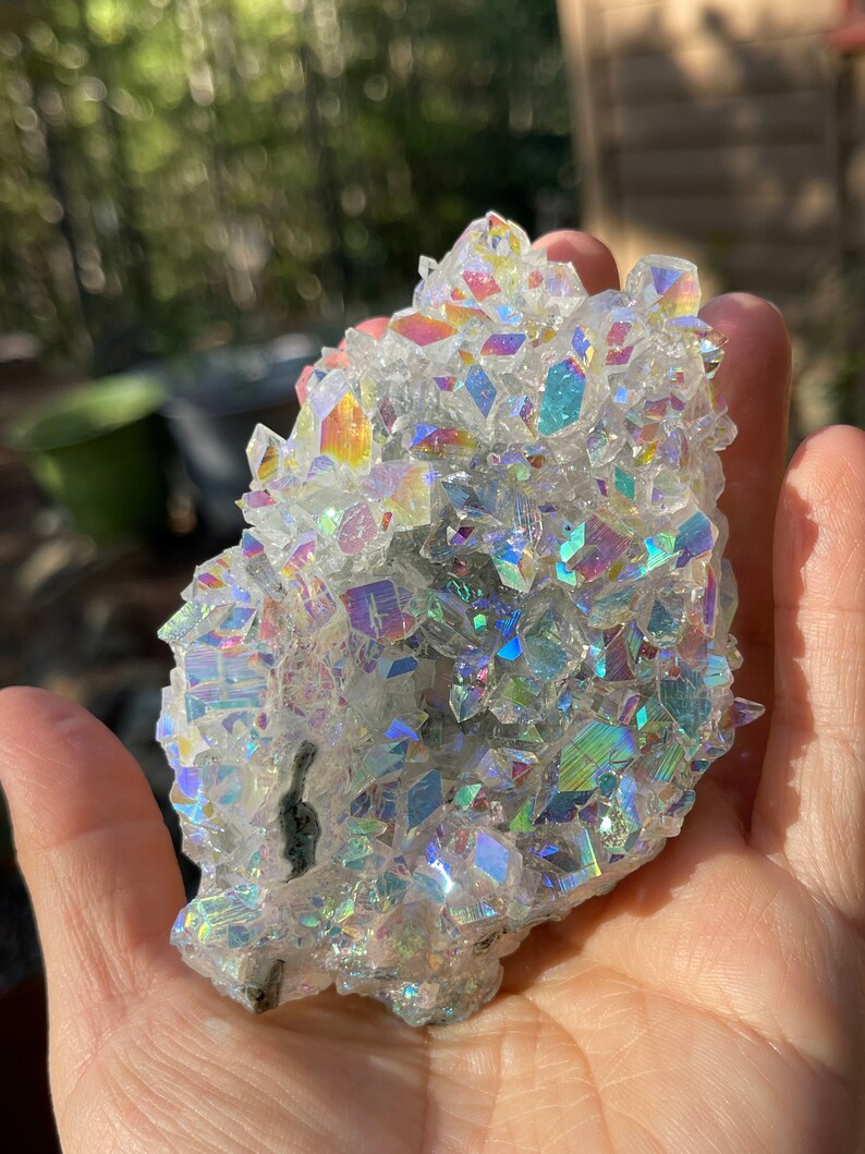 Prismatic Angel Aura Apophyllite Stalactite