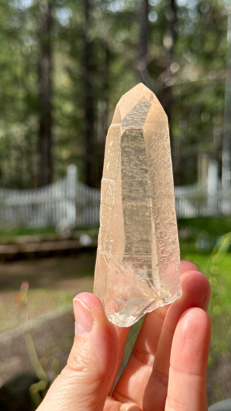 Golden Healer Lemurian Quartz 136g, Brazil