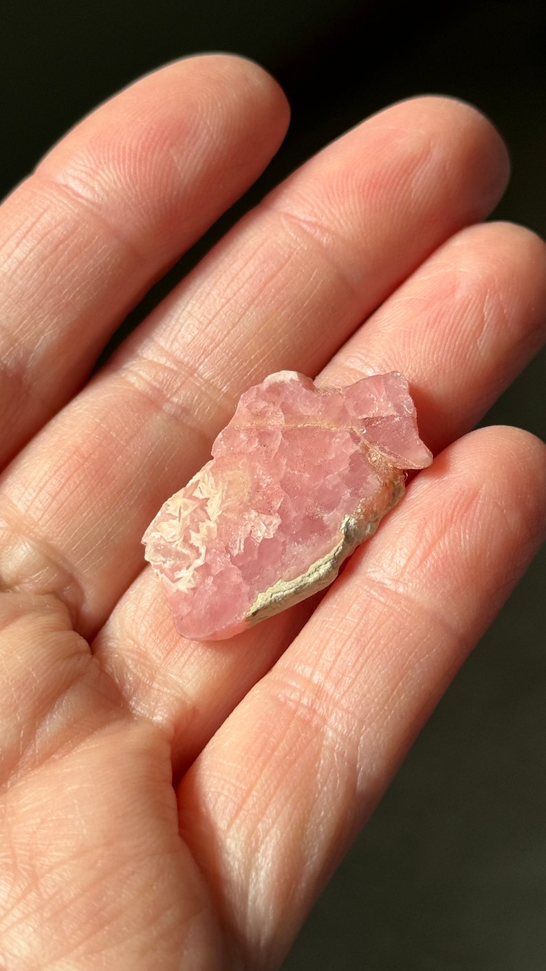 Two Rhodochrosite Slices, 8.6g, Argentina