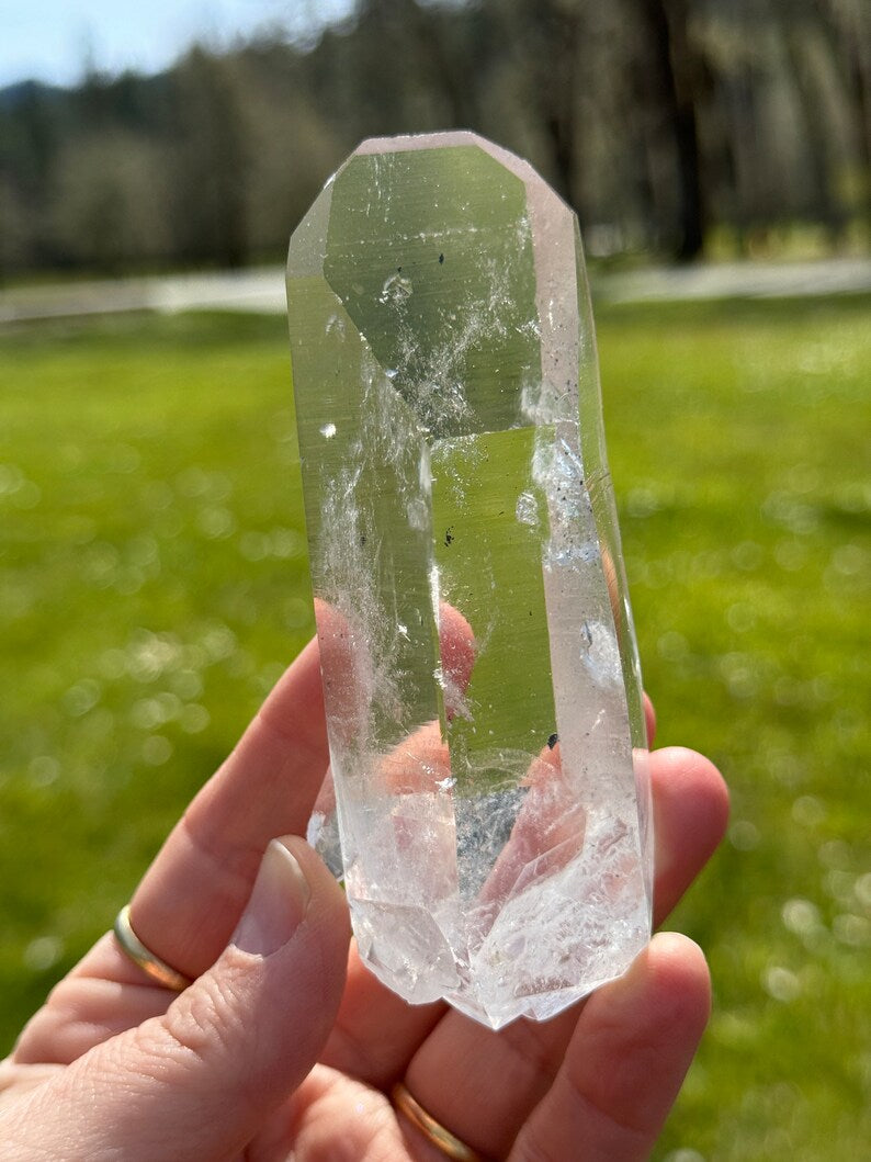 Prismatic Lemurian Quartz, 203g, Arkansas, USA