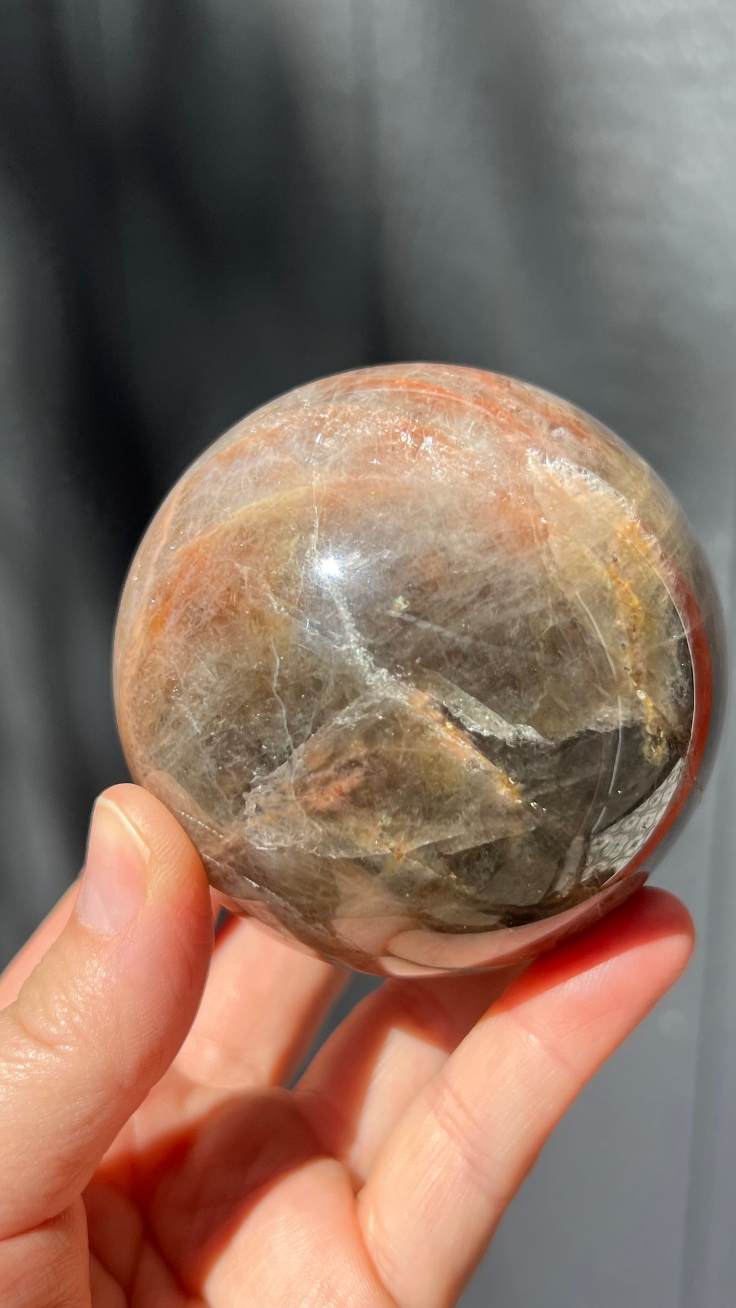 Black Moonstone Sphere