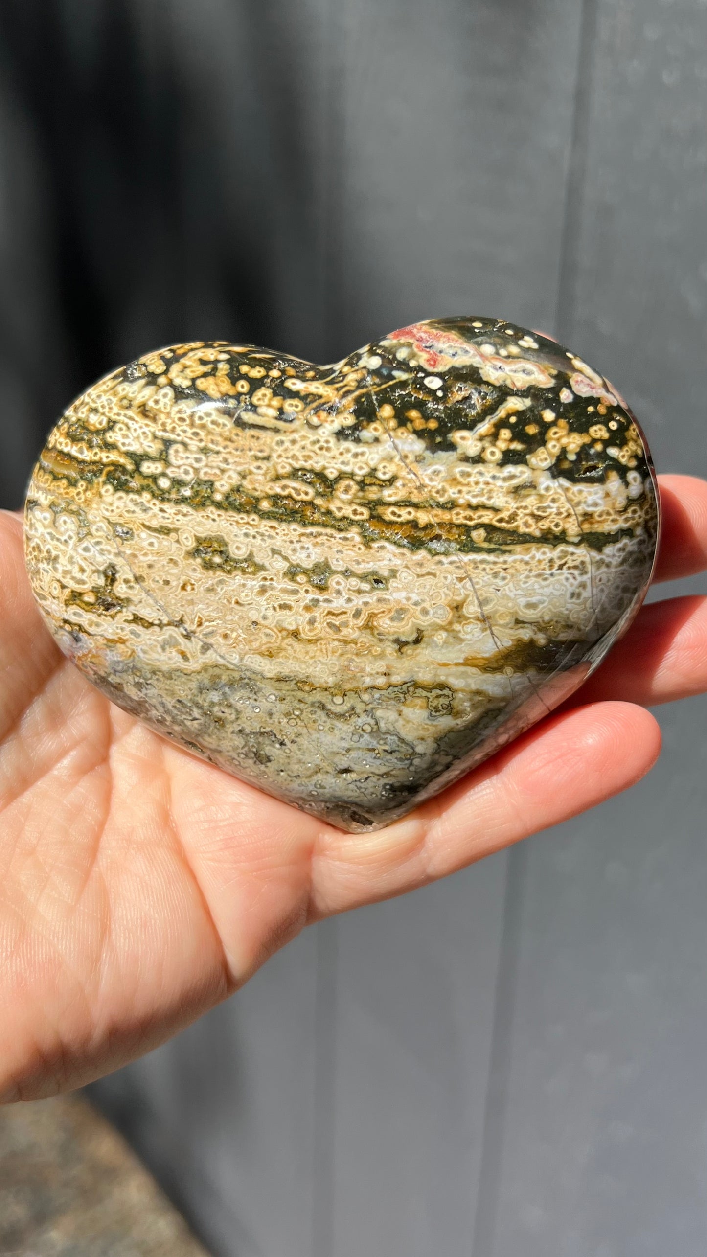 Ocean Jasper Heart