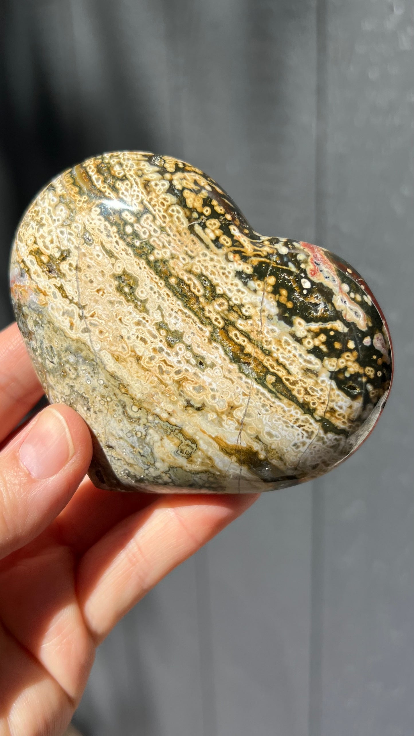 Ocean Jasper Heart