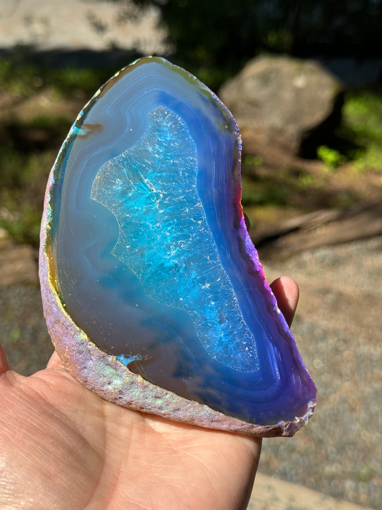 Angel Aura Agate Slab