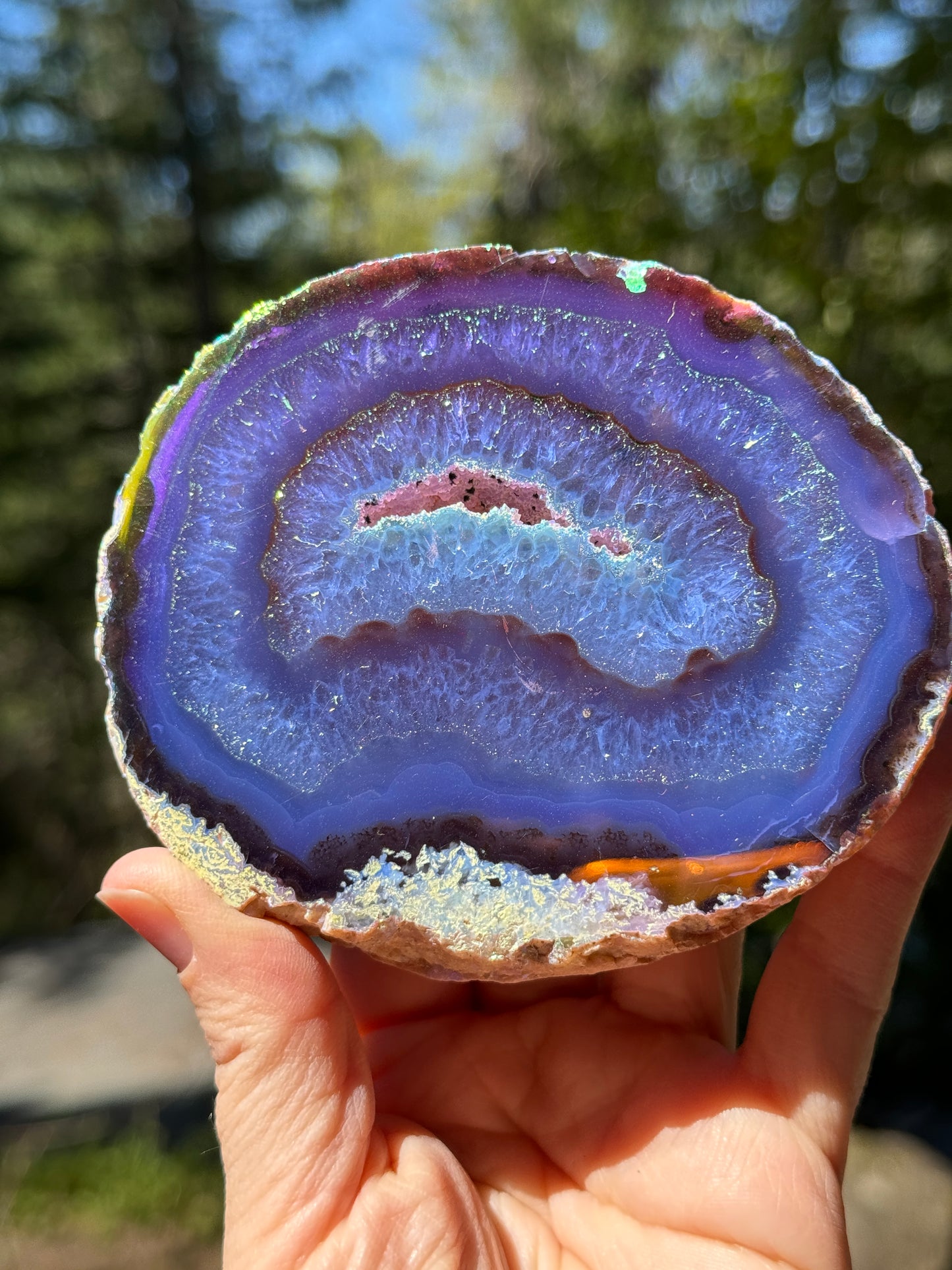 Angel Aura Agate Slab