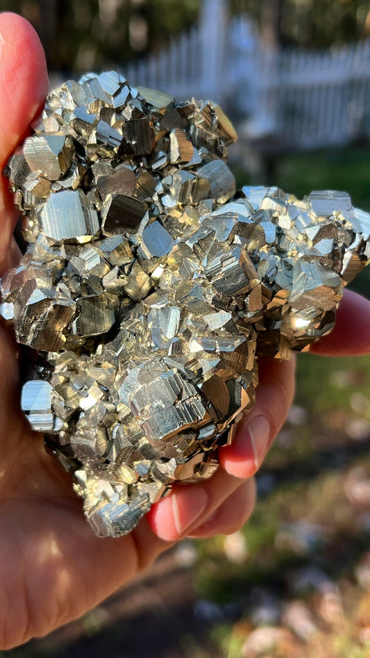 Pyrite Crystal, Huanzala Mine Peru
