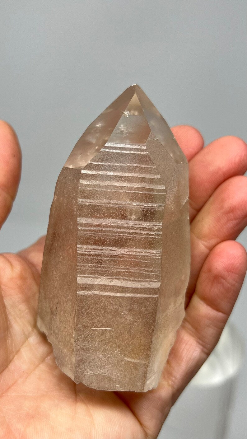 737 Pink Lemurian Quartz, Brazil