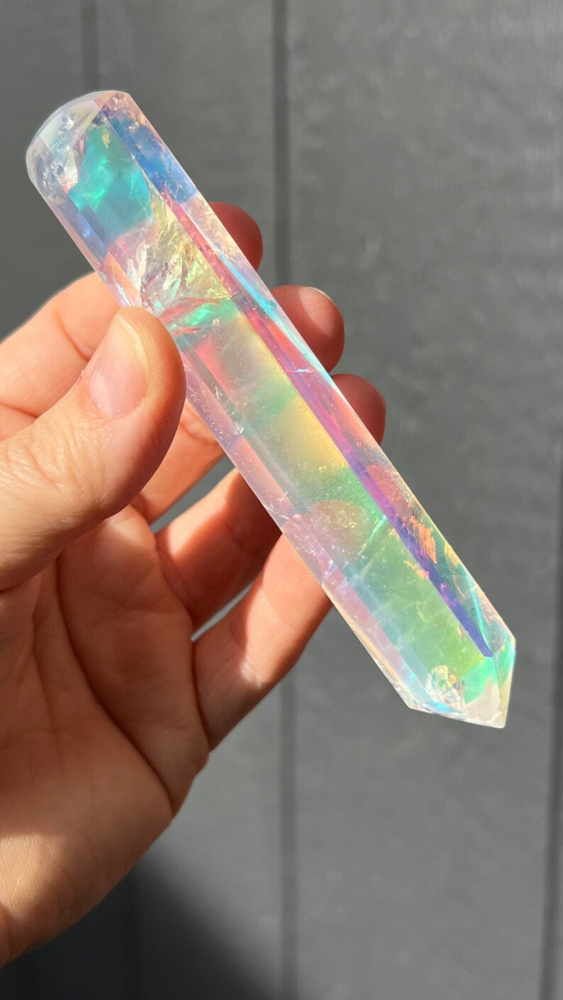 Angel Aura Quartz Wand