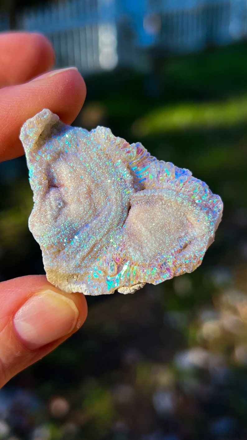 Angel Aura Galaxy Chalcedony