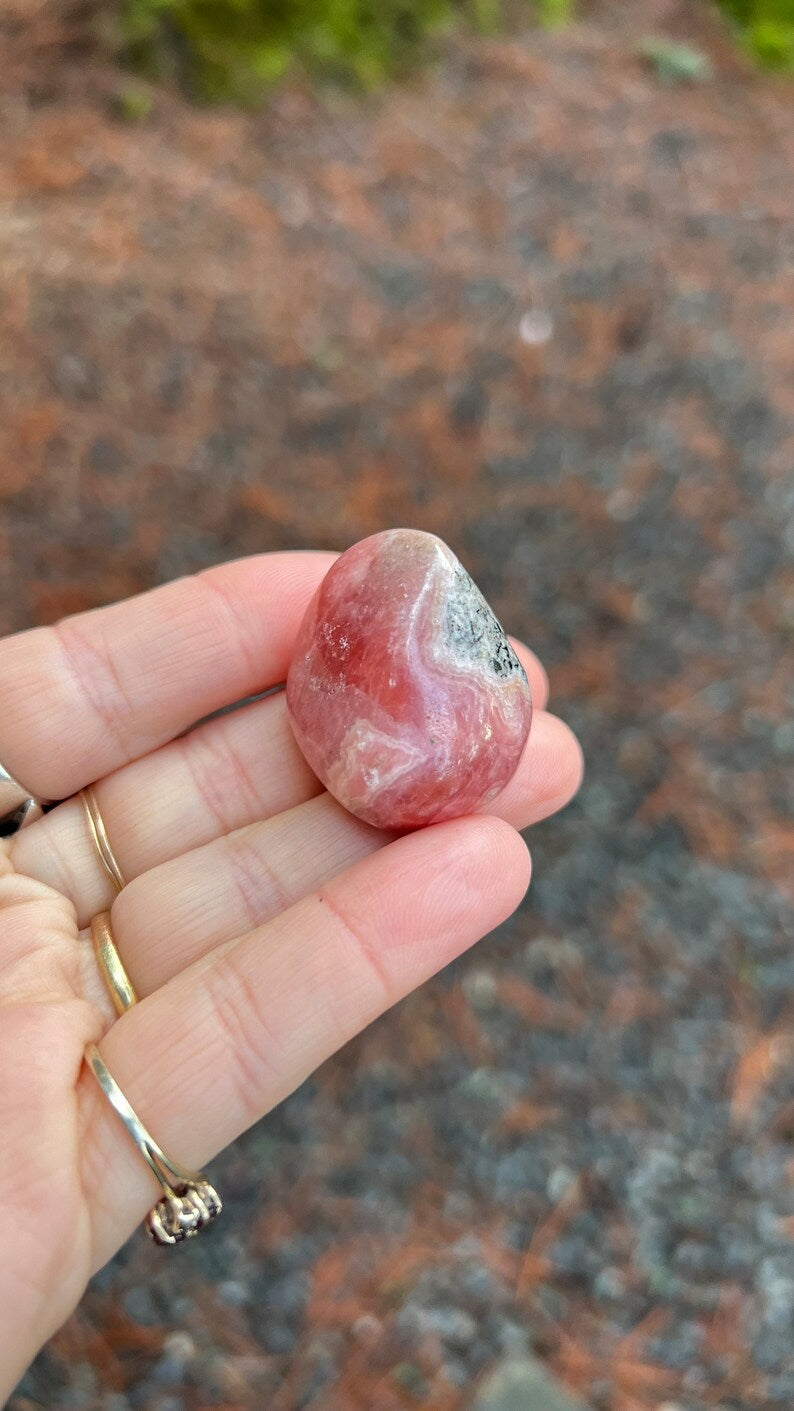 Rhodochrosite Tumbled Stone