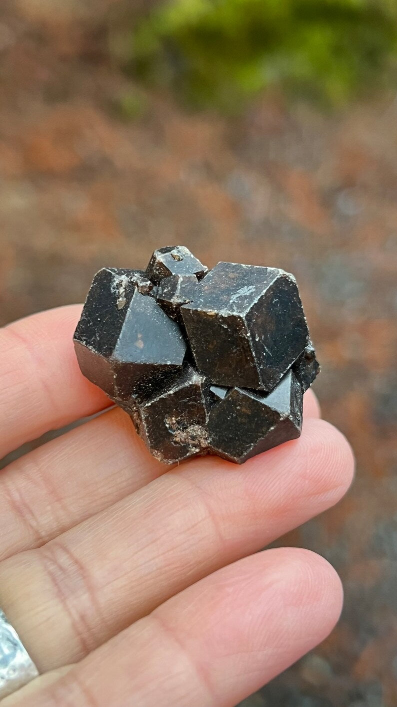 Andradite Garnet var. Melanite, Black Garnet, 31g Mali