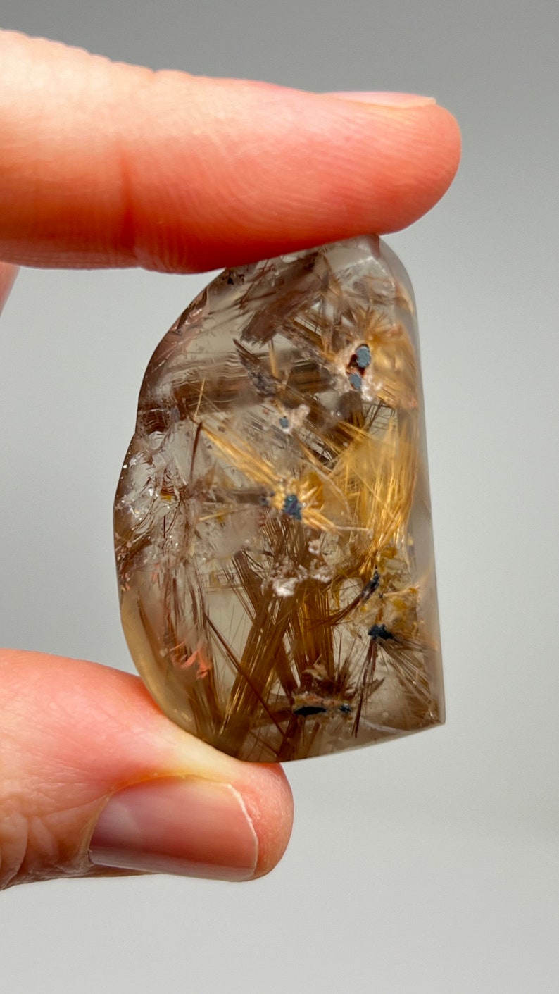 Prismatic Rutile in Quartz, 24g Brazil