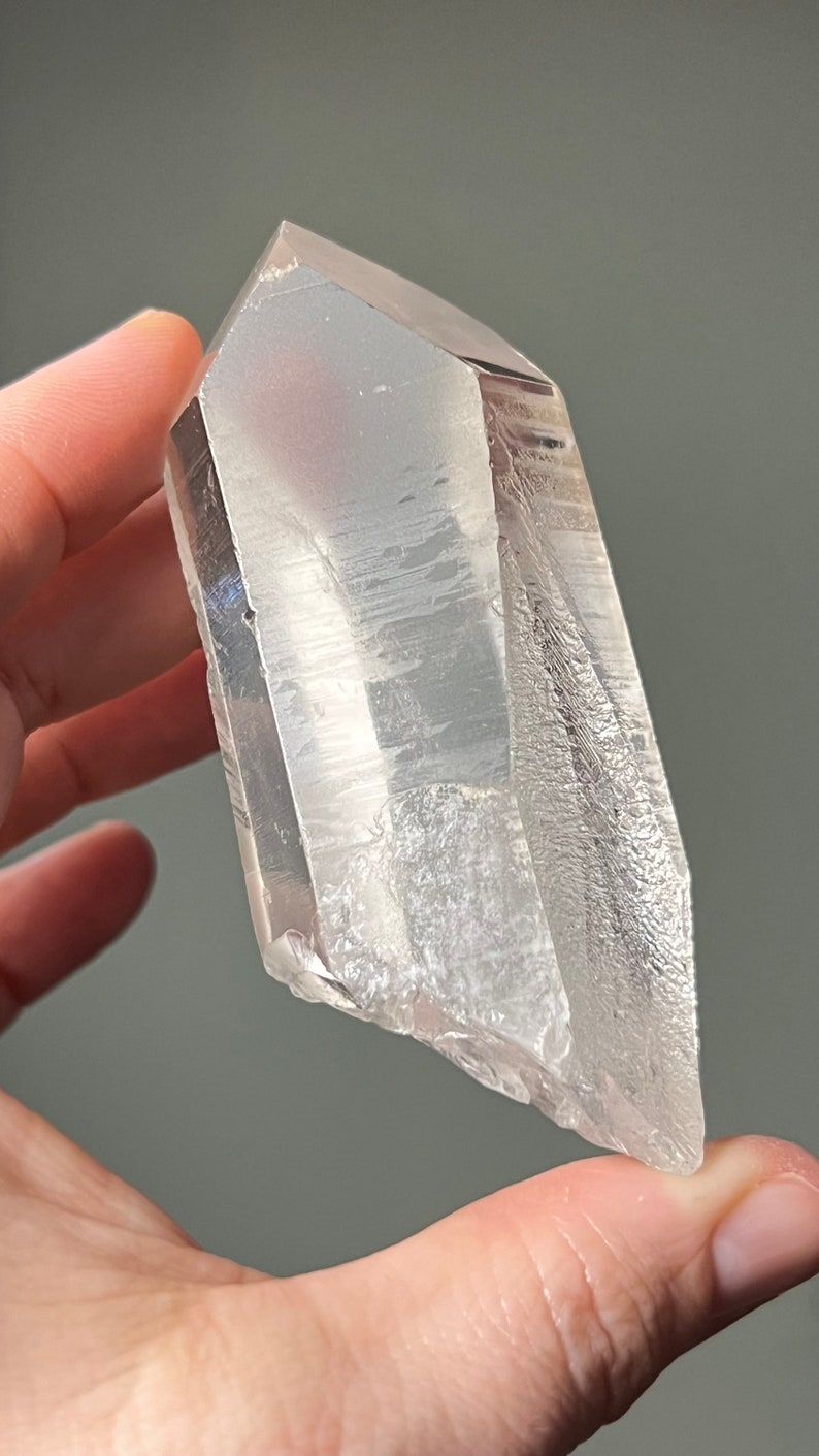 Clear Lemurian Recordkeeper Quartz, Brazil