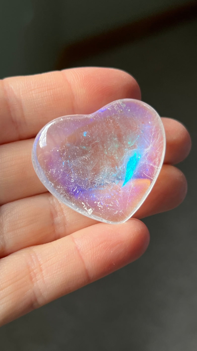 Angel Aura Quartz Heart