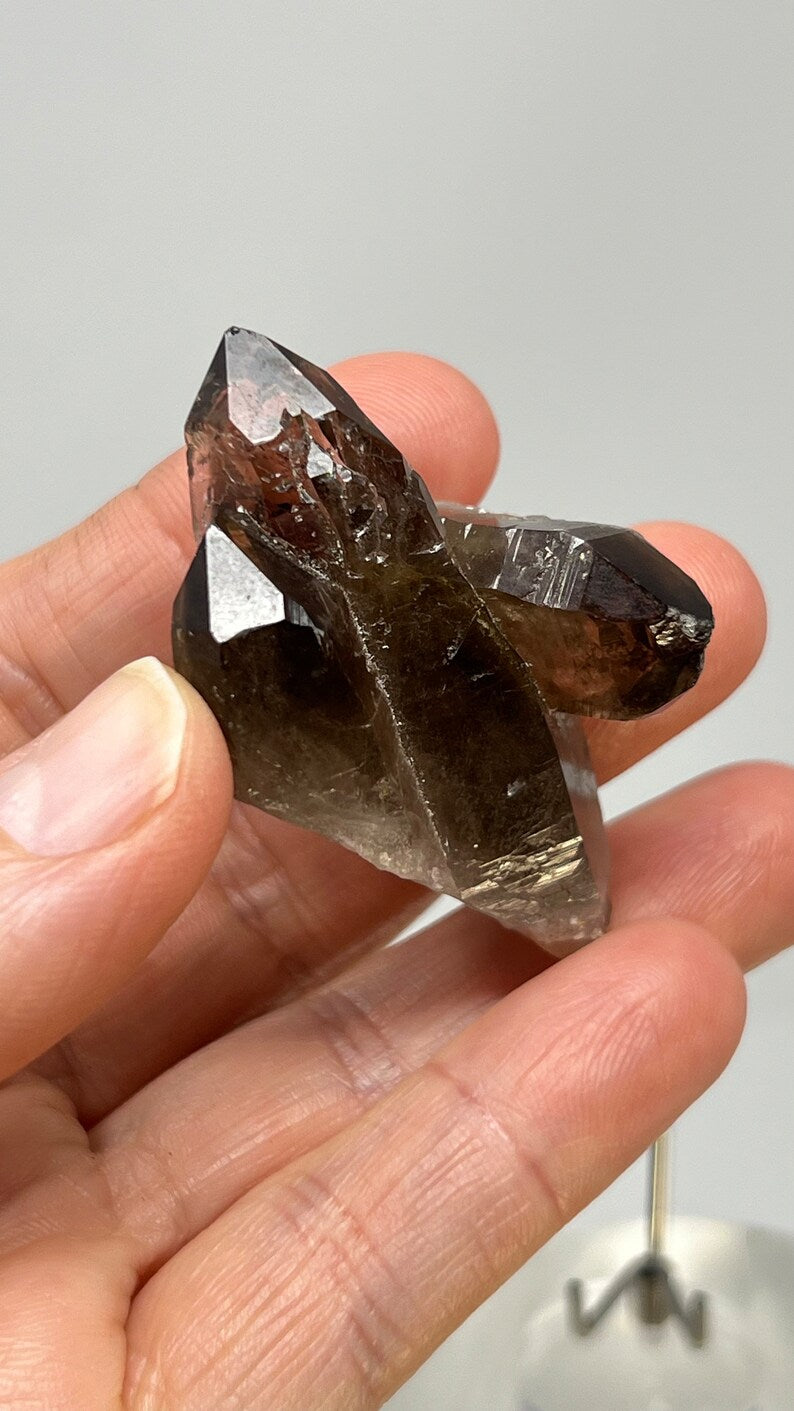 Prismatic Smoky Quartz Cluster, 28g Malawi