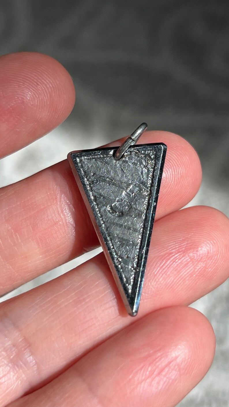 Seymchan Meteorite Pendant, Iron Meteorite, 4.5g Magadan, Russia