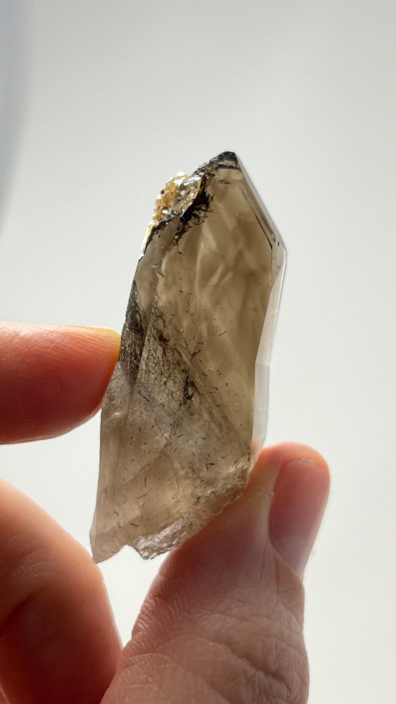 Prismatic Smoky Quartz Point, 11g Malawi