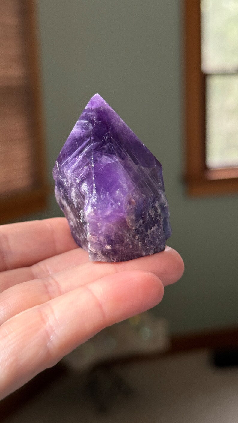 Amethyst Generator, 86g Brazil, Violet Flame