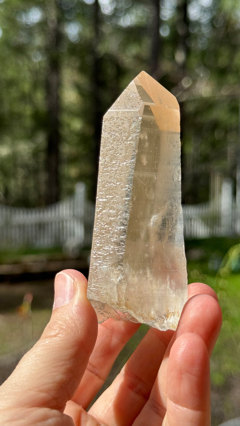 Golden Healer Lemurian Quartz 136g, Brazil