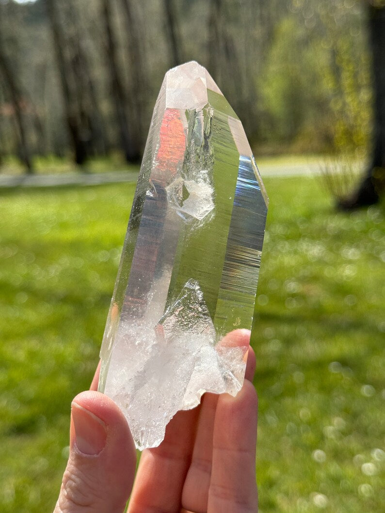 Optical 737 Lemurian Quartz, 322g Arkansas USA