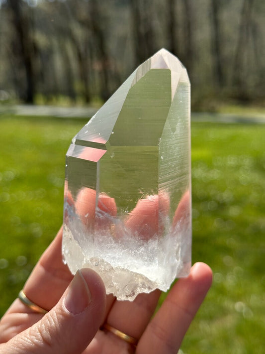 Diamond Window Lemurian Quartz, 318g Arkansas, USA