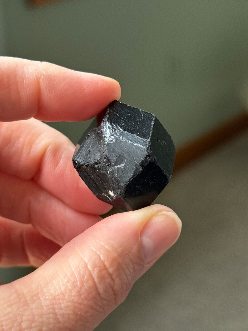 Andradite Garnet var. Melanite, Black Garnet, 43g Mali