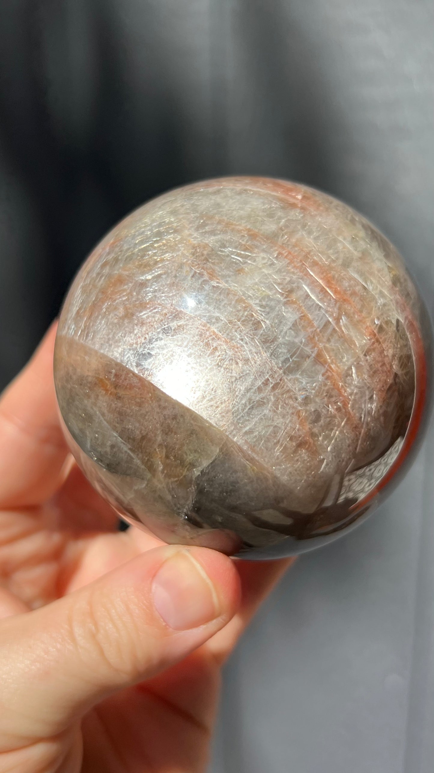 Black Moonstone Sphere